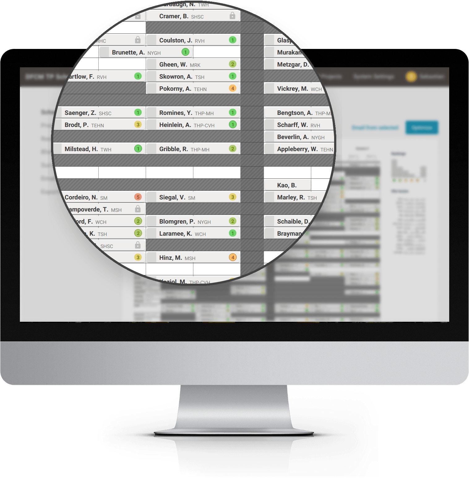 Screenshot TP Scheduler